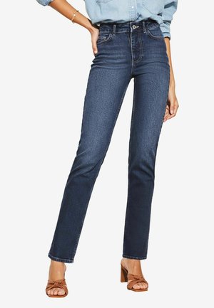 Lipsy HIGH WAIST  - Prigludę džinsai - blue