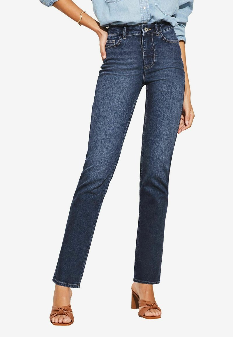 Lipsy HIGH WAIST  - Kavbojke slim fit - blue