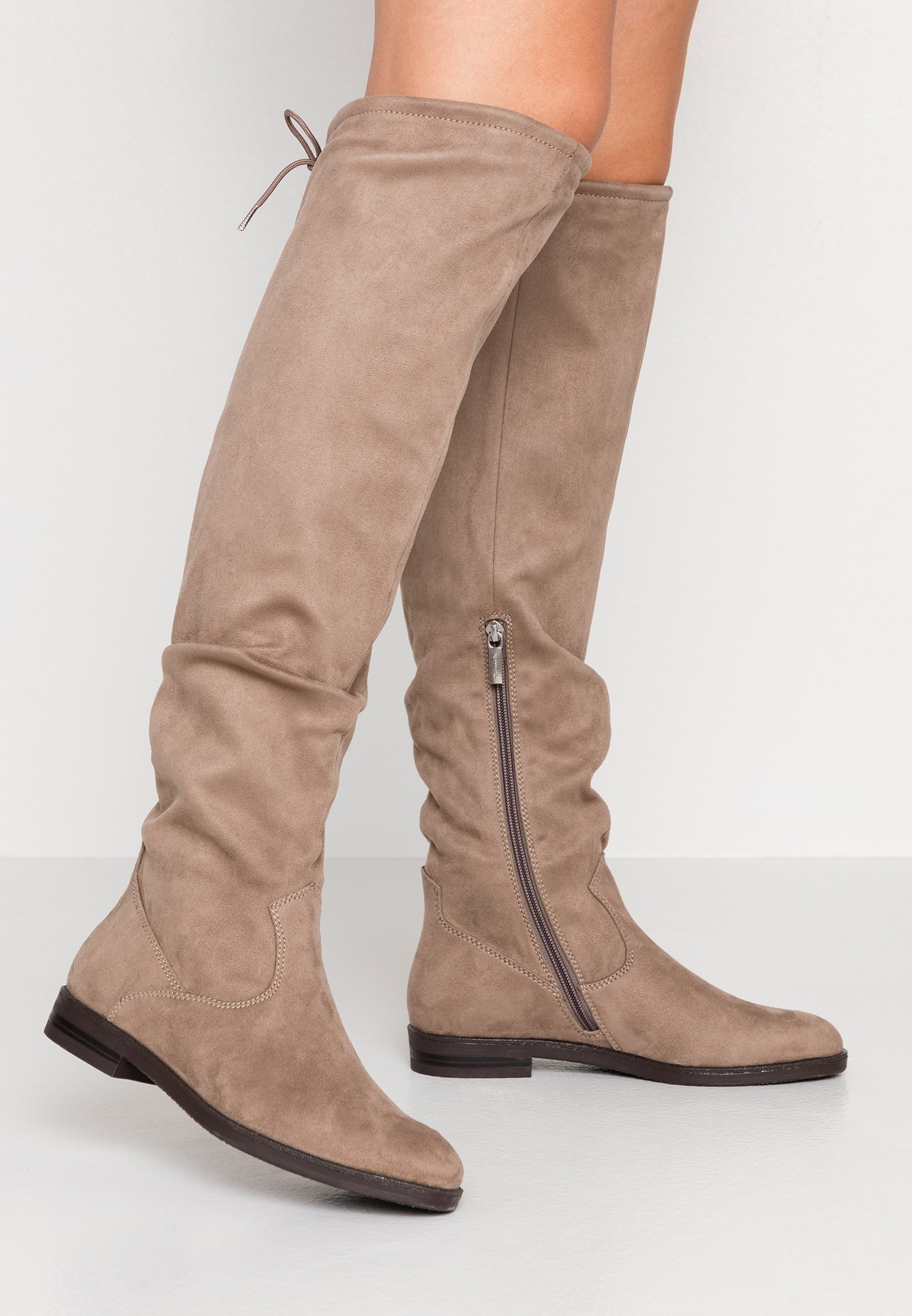 Tamaris Overknee laarzen beige Zalando.nl Tamaris Overknee laarzen cognac Zalando.nl