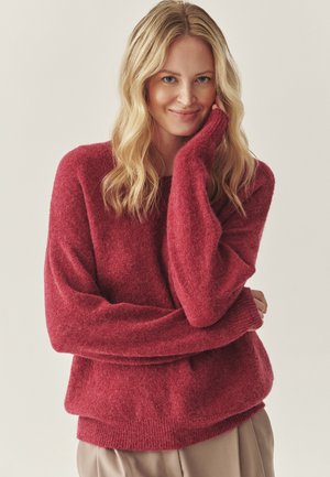 Pulover - cranberry rose
