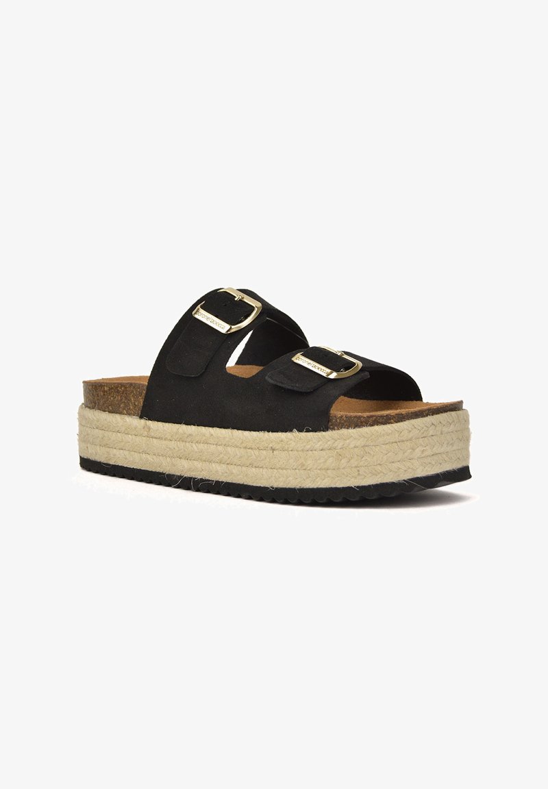 Coronel Tapiocca Sandalias planas - black