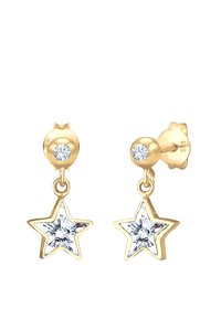 Elli SPARKLING STAR ASTRO - MIT KRISTALLEN VON SWAROVSKI® - Örhänge - gold-coloured