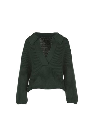MEDIN - Tops ar garām piedurknēm - verde