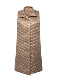 QUILTED LONGLINE - Vesta - pale brown