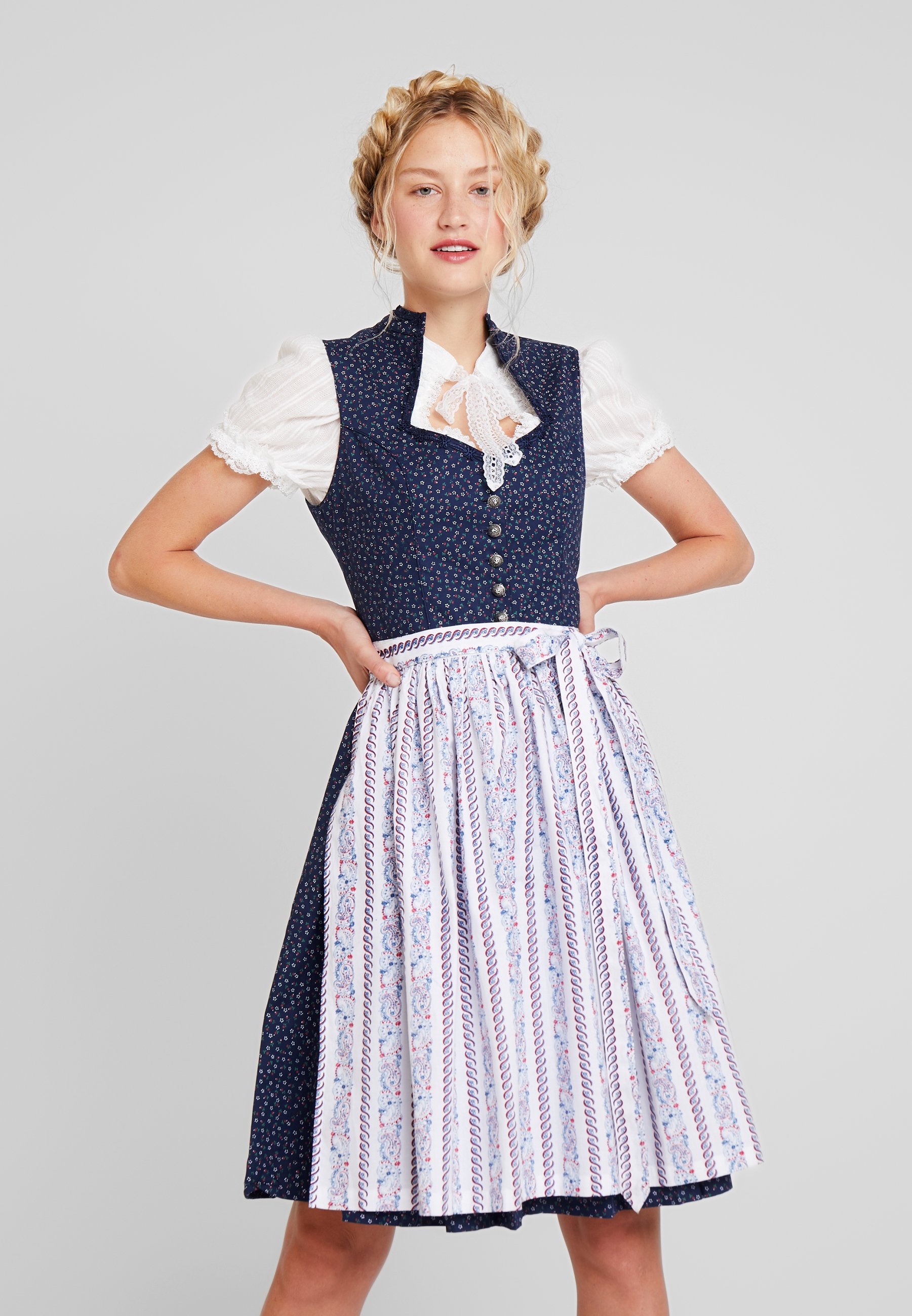 blue dirndl