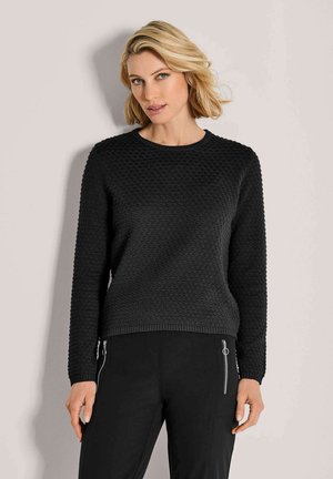 Strickpullover - black