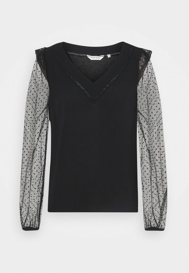 OYE  - T-shirt à manches longues - noir