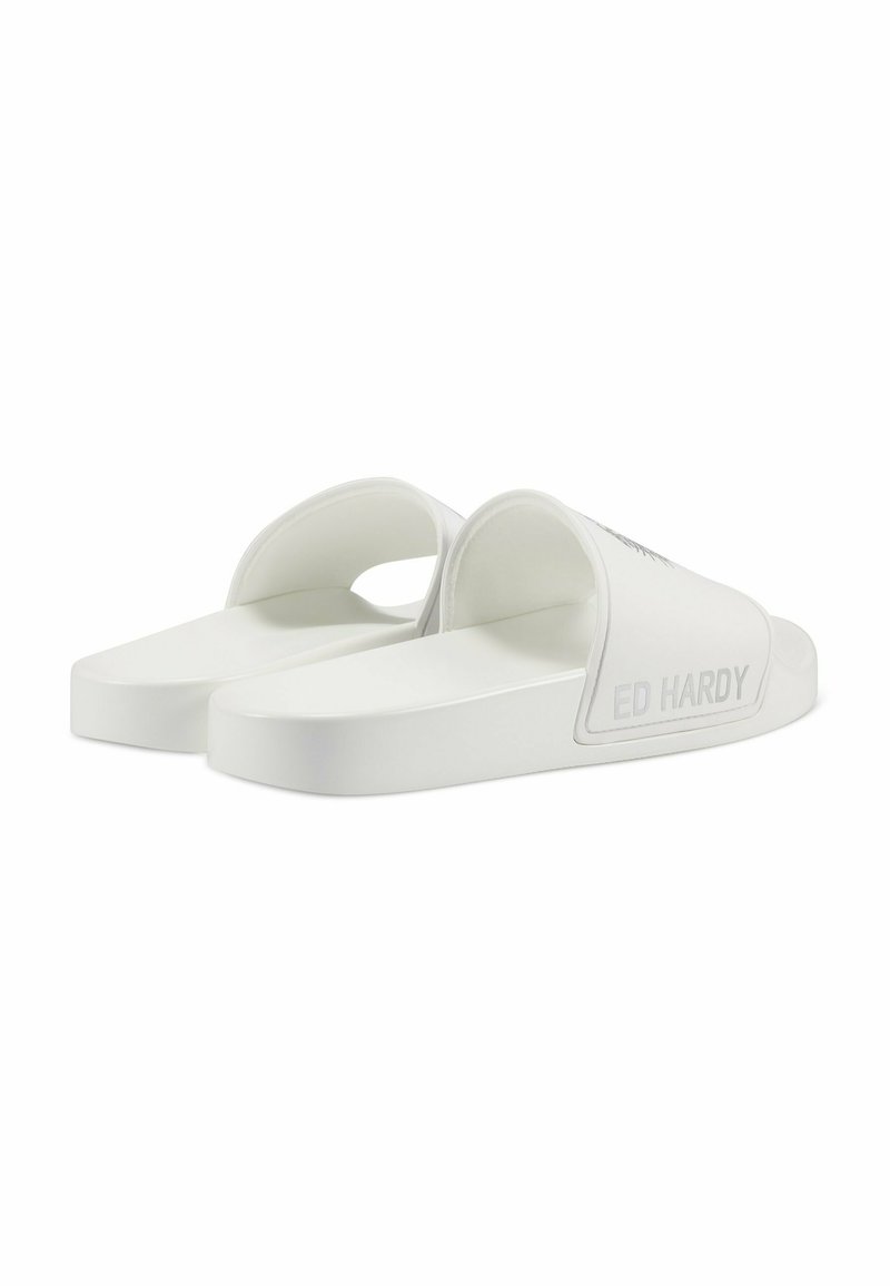 Damen Zehentrenner | Ed Hardy SEXY-BEAST-SLIDERS Badesandale white/weiß - PG53628 Damen Zehentrenner | Ed Hardy SEXY-BEAST-SLIDERS Badesandale white/weiß - PG53628