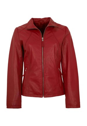 DIANA - Lederjacke - rot