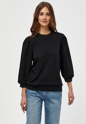 MIMIKA 3/4 SLEEVE SWEAT - Sweatshirt - black