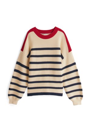 Tommy Hilfiger TH X SOFIA RICHIE GRAINGE BRETON L/S SWEATER - Trui - country ivory