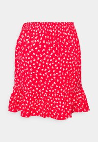 ONLY ONLOLIVIA WRAP SKIRT - Miniskjørt - red
