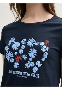TOM TAILOR DENIM PRINTED  - Camiseta estampada - sky captain blue
