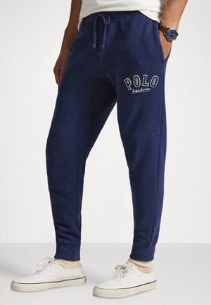 THE RL FLEECE WESTERN-LOGO JOGGER PANT - Παντελόνι φόρμας - cruise navy