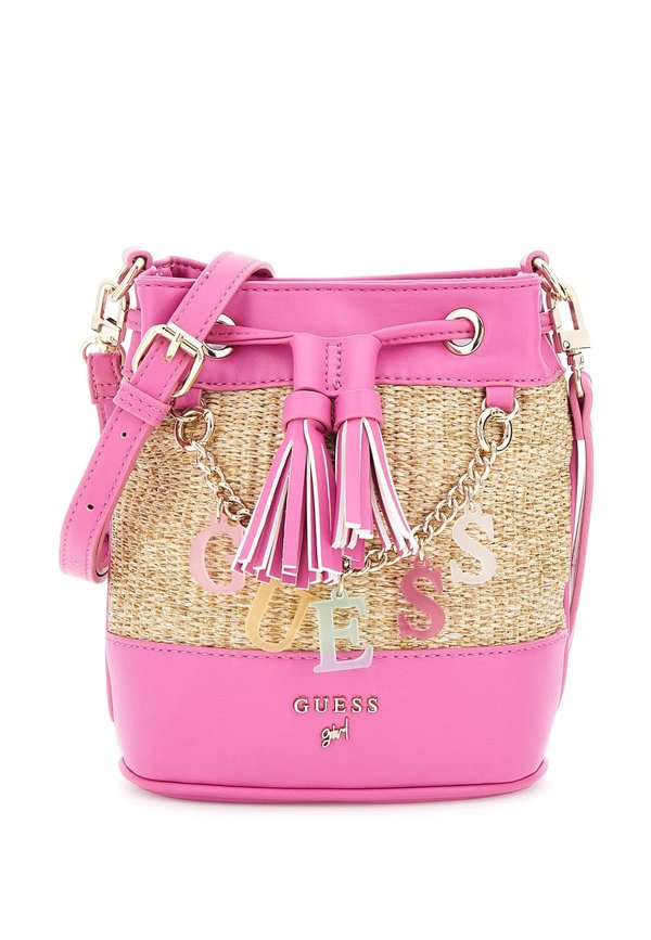 MINI BUCKET - Umhängetasche - fuchsia