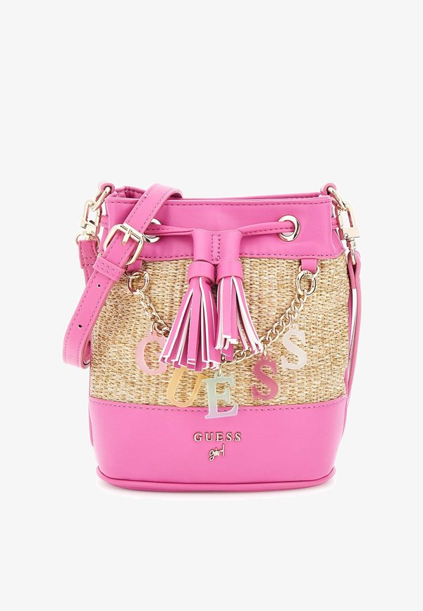MINI BUCKET - Umhängetasche - fuchsia