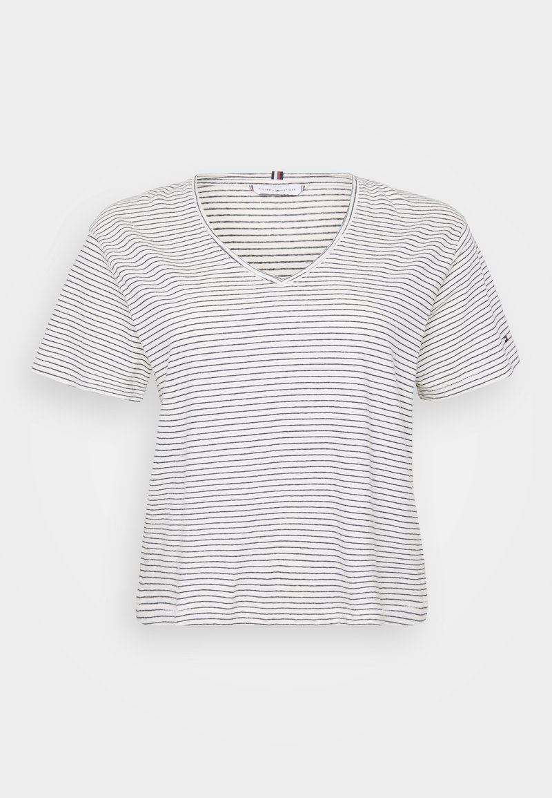 Tommy Hilfiger Curve T-shirt print blauw