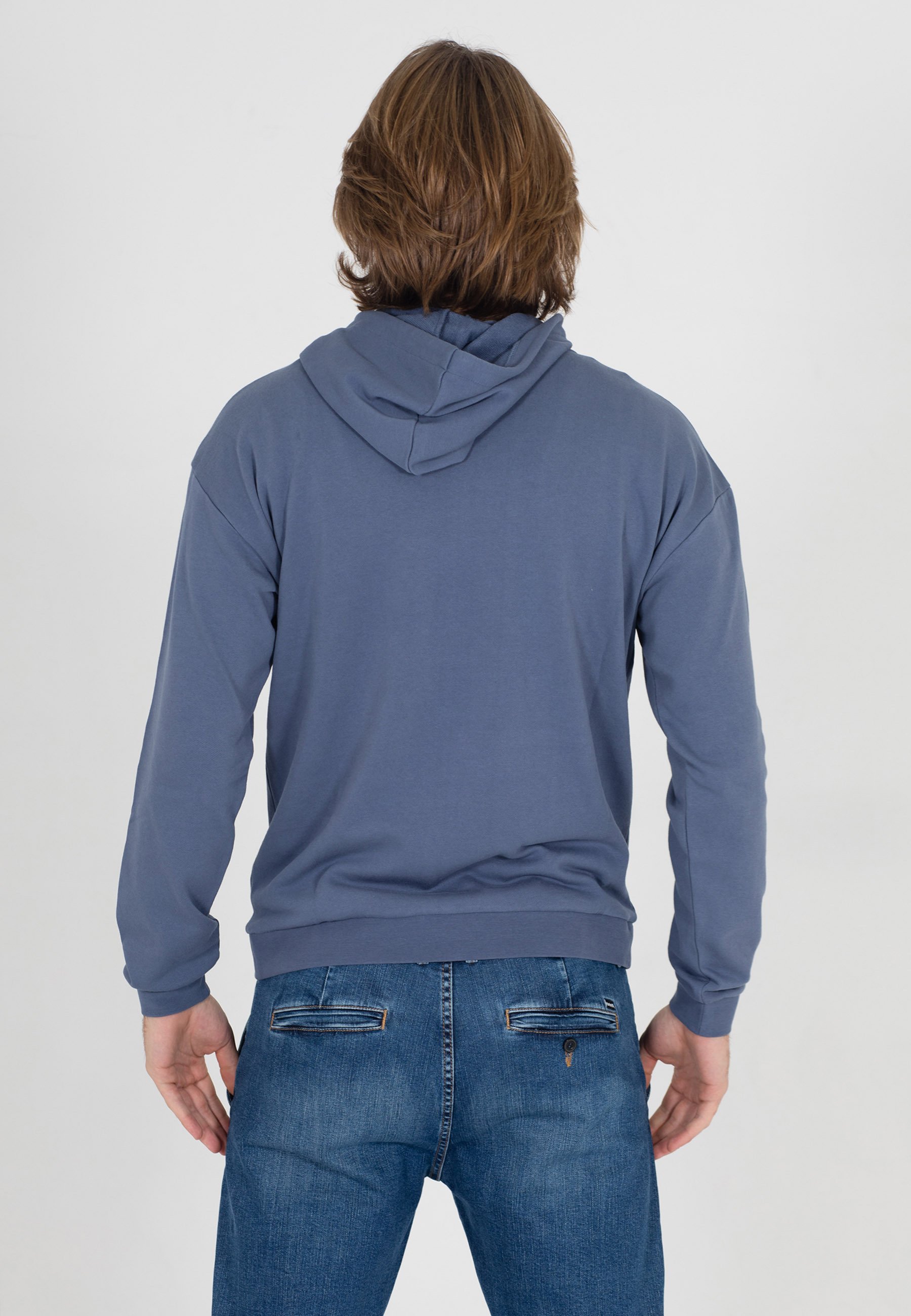 diffused blue hoodie