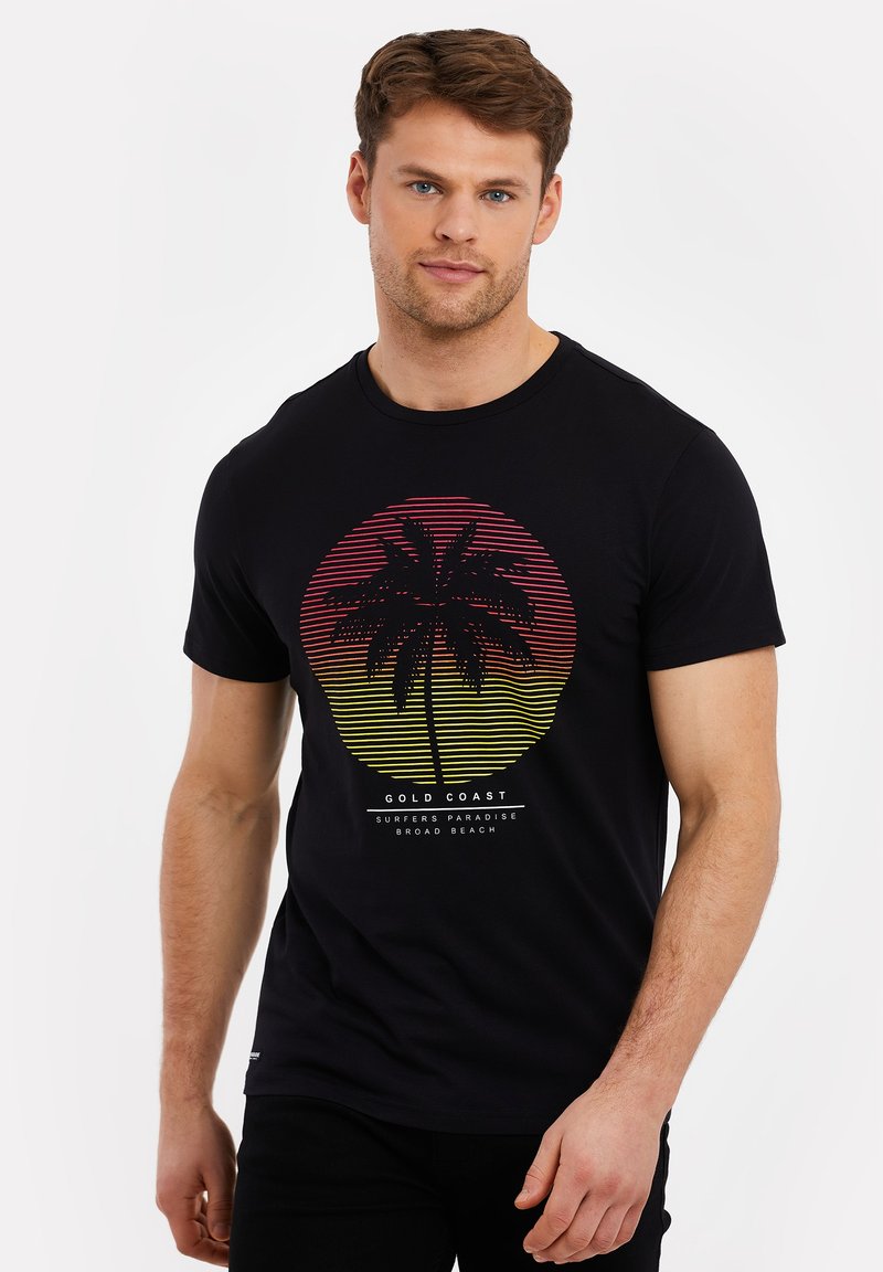 Threadbare THBRIBBLE Tshirt con stampa schwarz/nero Zalando.it