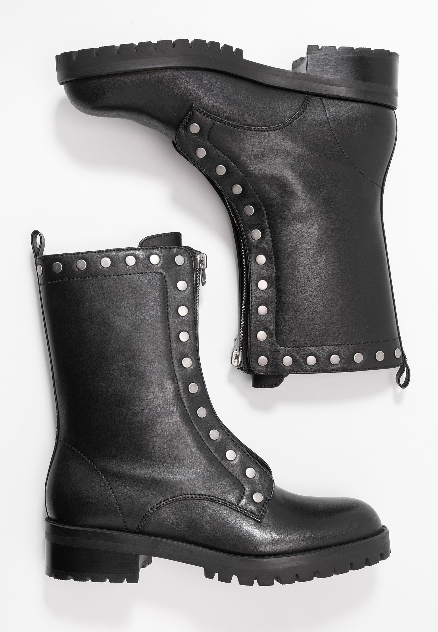 coach laura combat boots