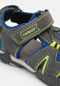Friboo LEATHER - Walking sandals - dark grey