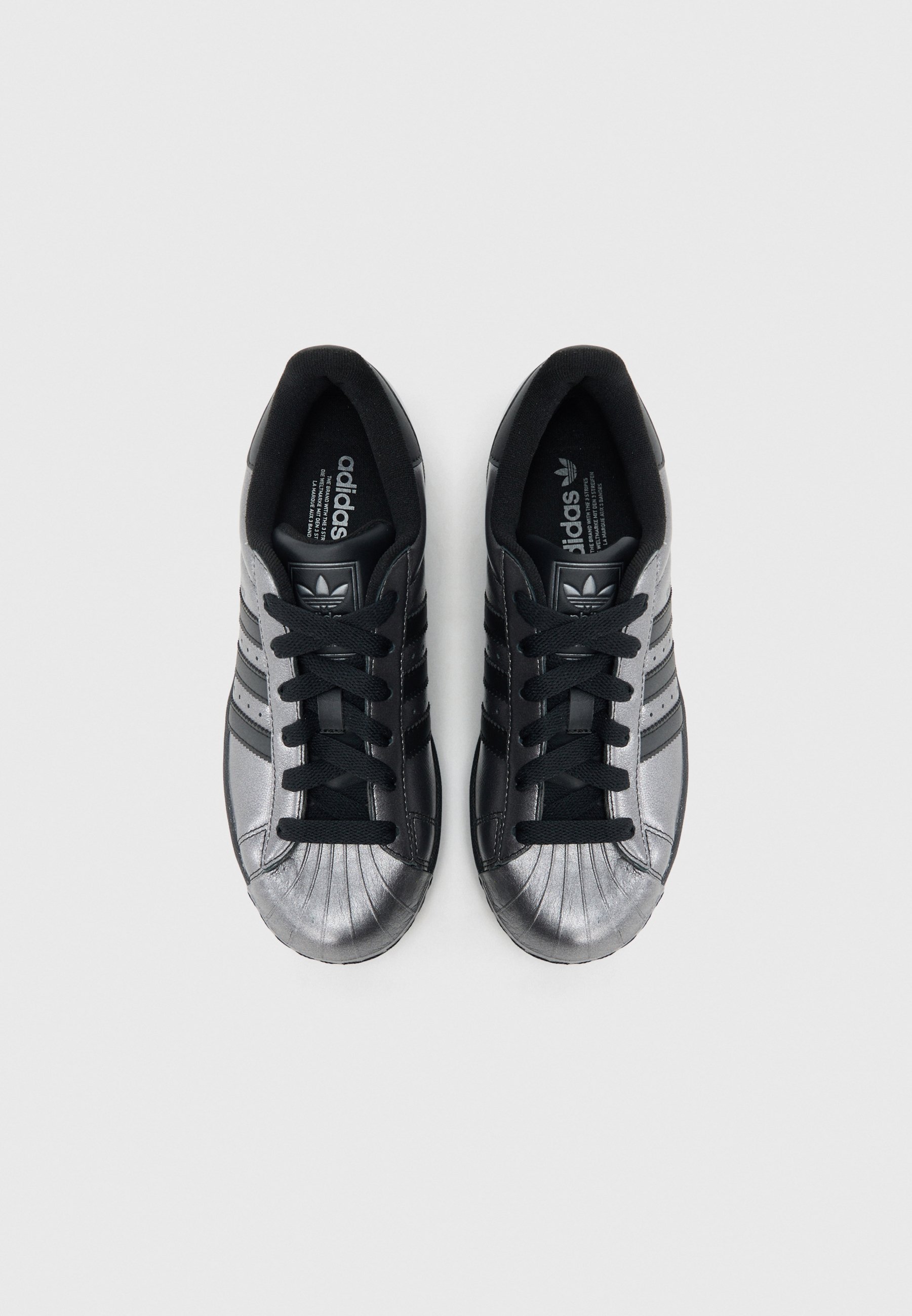 adidas Originals SUPERSTAR II W - Sneaker low - core  black/iron-coloured/dunkelgrau - Zalando