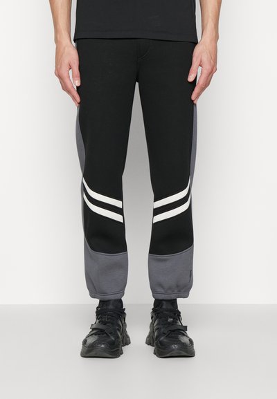 Neil Barrett MODERNIST - Παντελόνι φόρμας - black/mottled grey