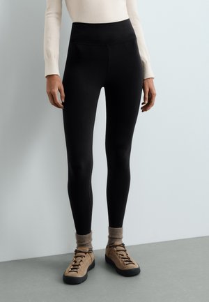 OYSHO, LEGGINGS EXTRA WARM SEAMLESS - Legging (type pantalon) - black