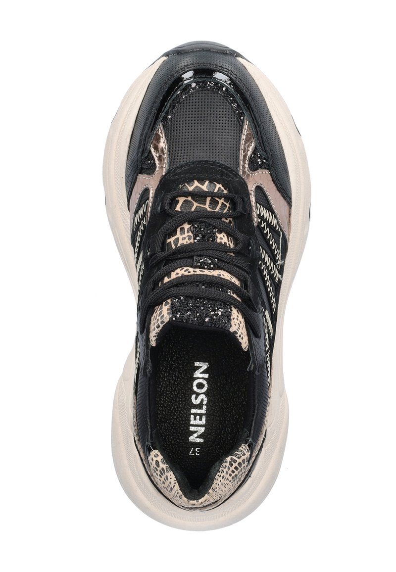 Nelson Sneakers laag zwart