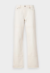 Curve Love Low Rise Baggy Jean - Wide Leg - ecru utility