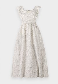 VMVIOLA FRILL MIDI DRESS  - Maxi dress - bright white