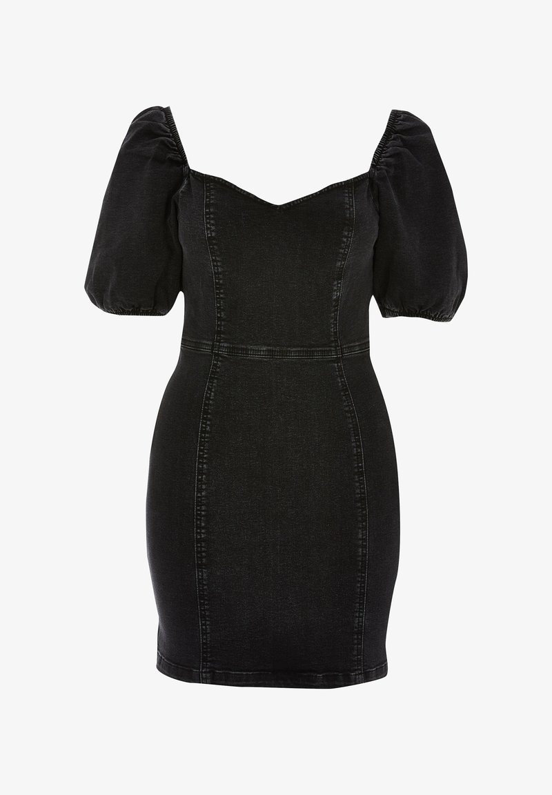 River Island Denim dress - black - (Pre-owned) - Zalando.ie River Island Denim dress - black - (Pre-owned) - Zalando.ie