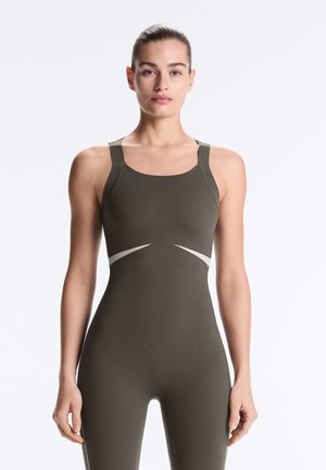 OYSHO COMPRESSIVE REFLECTIVE - Gym suit - grey