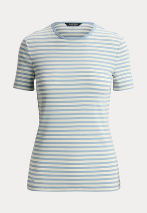 Lauren Ralph Lauren Petite, STRIPED STRETCH COTTON TEE - T-shirt imprimé - blue note
