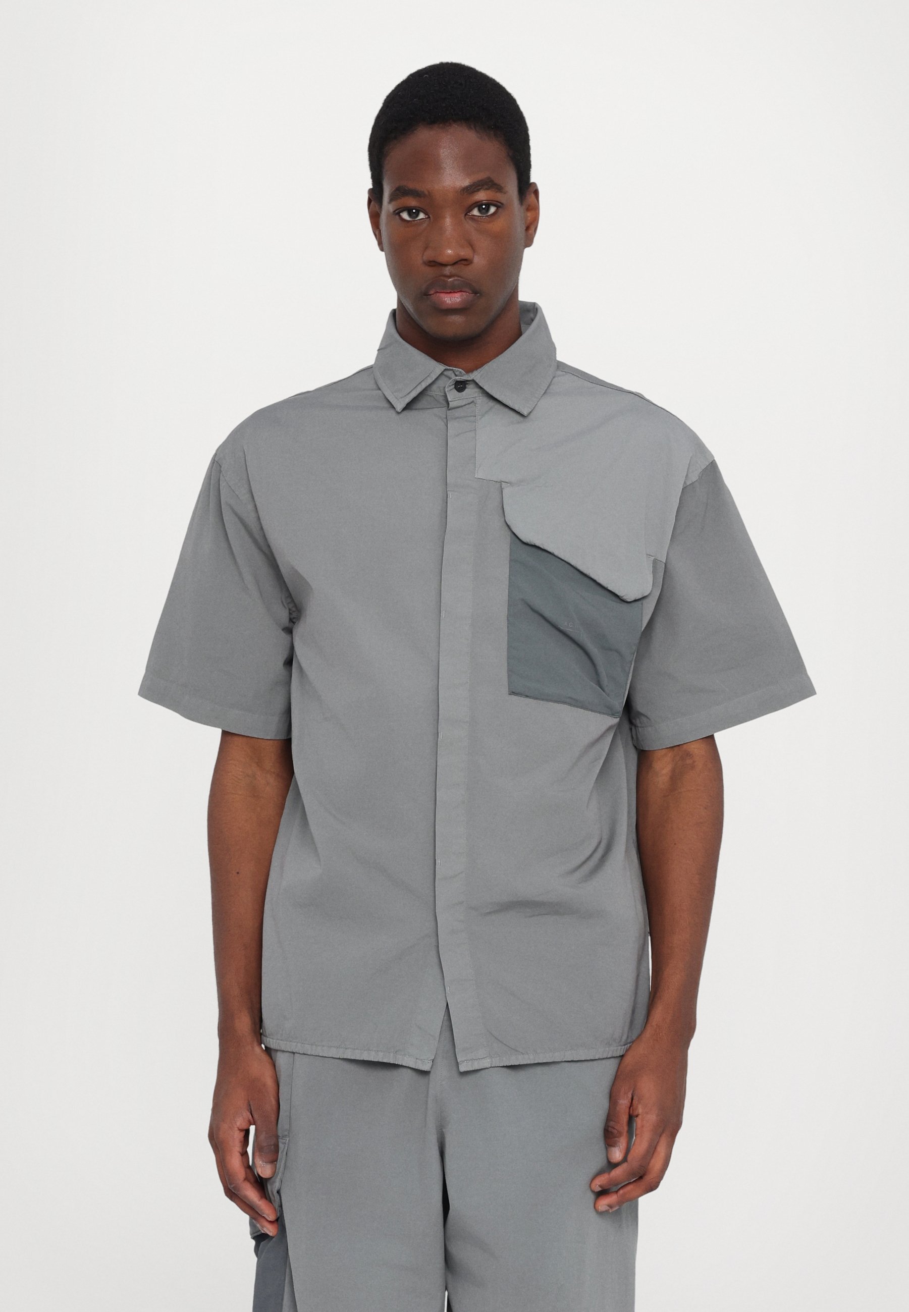 A-COLD-WALL* BRUNSWICK SHIRT - Shirt - grey/green tourmaline/light