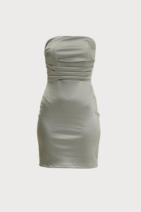 TALLY BANDEAU MINI DRESS - Cocktailkjole - sage green