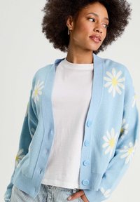 Cache Cache LANGE ÄRMEL - Strickjacke - bleu pastel