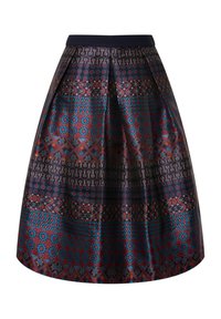 STRIPE COUNTRY  - A-line skirt - navy blue