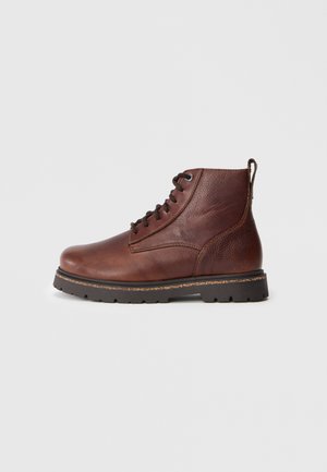 HIGHWOOD LACE MID - Botines con cordones - chocolate
