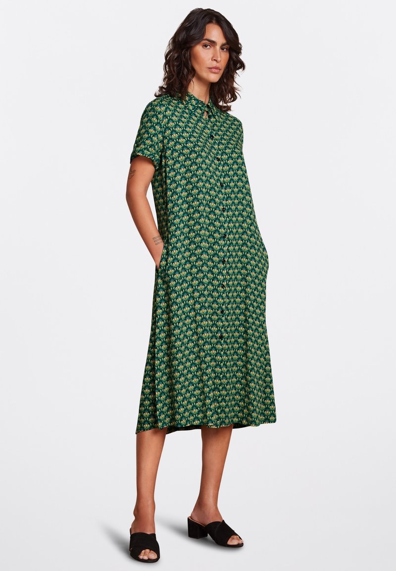 King Louie VICA TOULOUSE DOBBY - Shirt dress - black