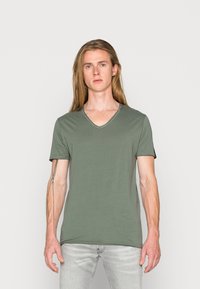 Replay T-shirt básica - castor grey