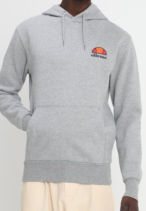 Felpa con cappuccio - mottled grey