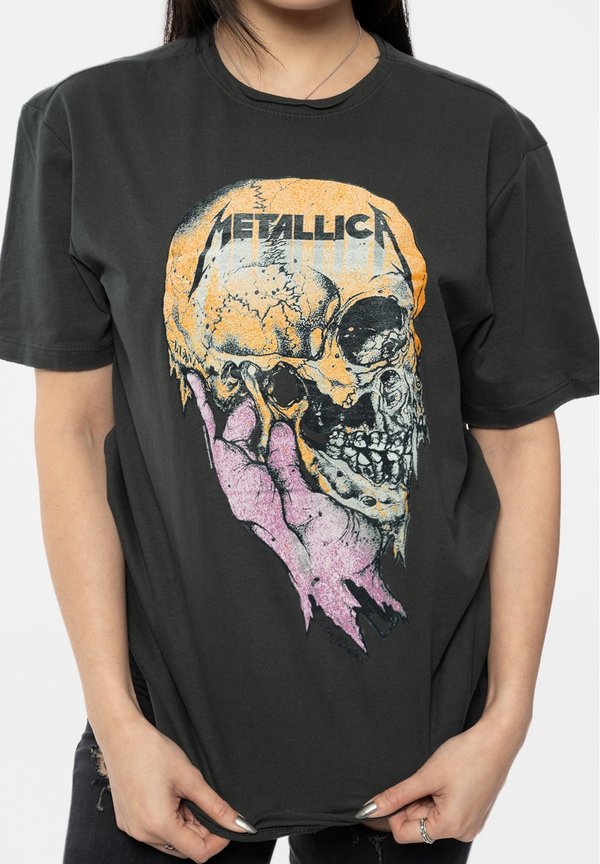 METALLICA SAD BUT TRUE - Print T-shirt - charcoal4