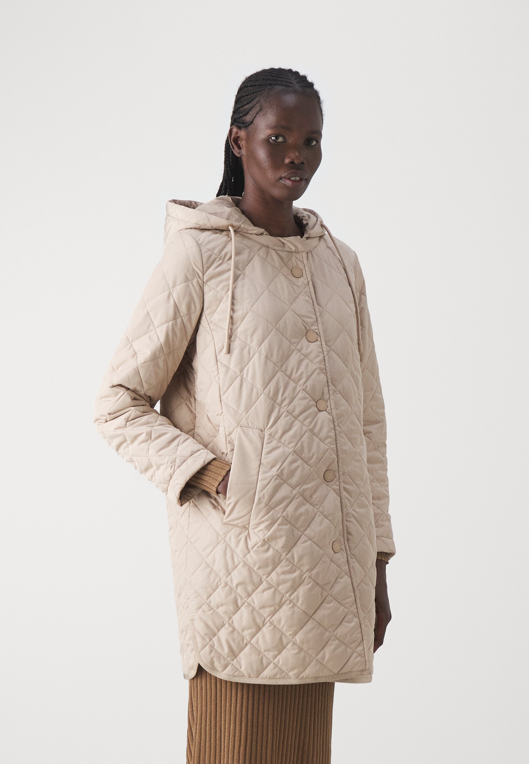 WEEKEND MaxMara ERIO - Short coat - sabbia/sand - Zalando.co.uk