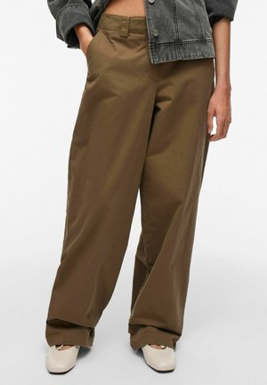 MID-WAIST - Kalhoty - dark olive
