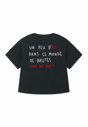 BRUTE BACK ROLL UP TEE 25 - Print T-shirt - black