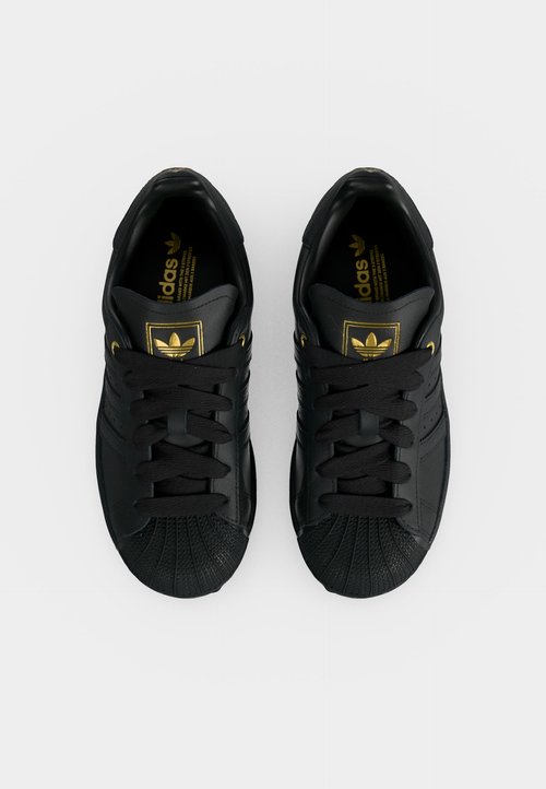 adidas SUPERSTAR II UNISEX - Trainers - core black/gold-coloured metallic — photo 5