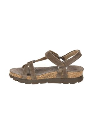 Panama Jack, PANAMA JACK SALLY B7 STONE GRAU - Wedge sandals - piedra   stone