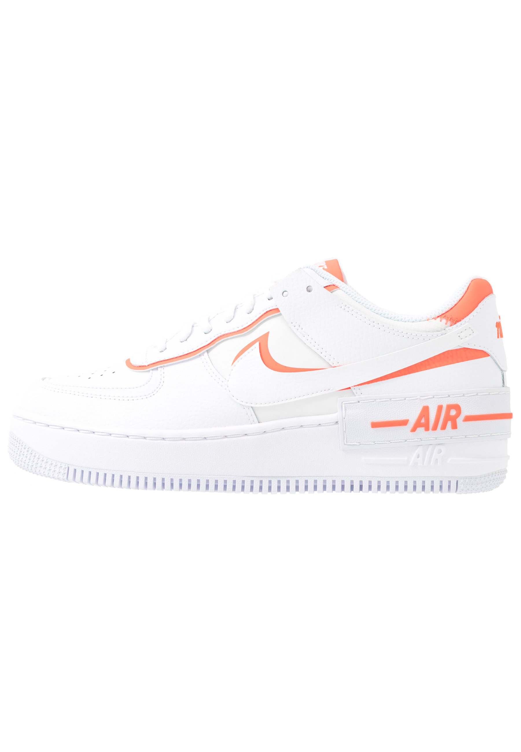Nike Sportswear Air Force 1 Shadow Sneaker Low White Summit White Total Orange Weiss Zalando De