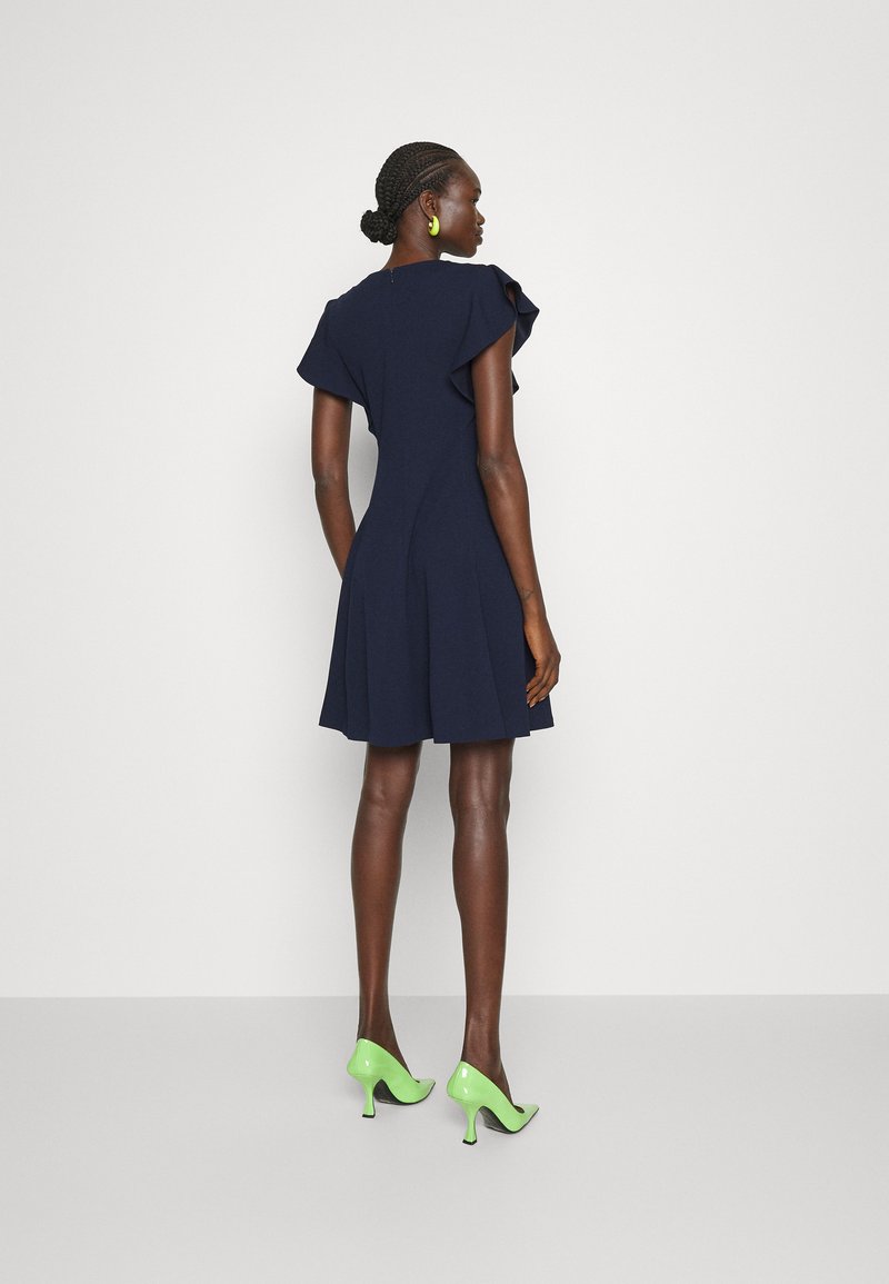 dkny ruffle dress
